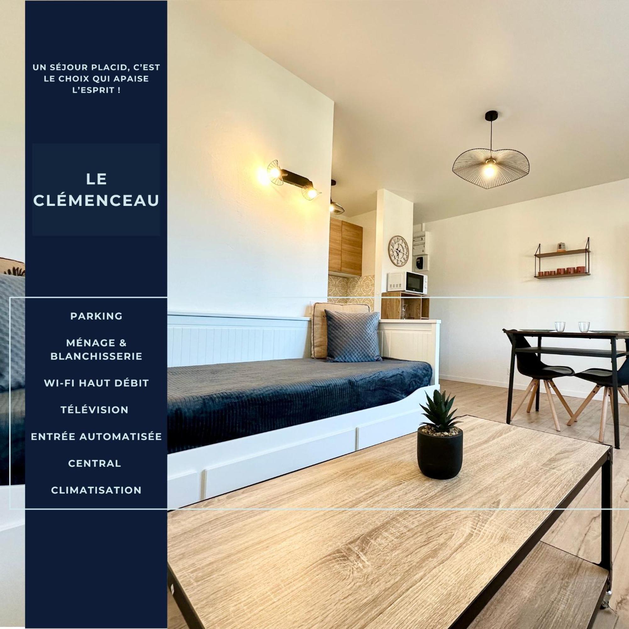 Le Clemenceau - Parking Prive - Fibre & Clim Mont-de-Marsan Exterior foto